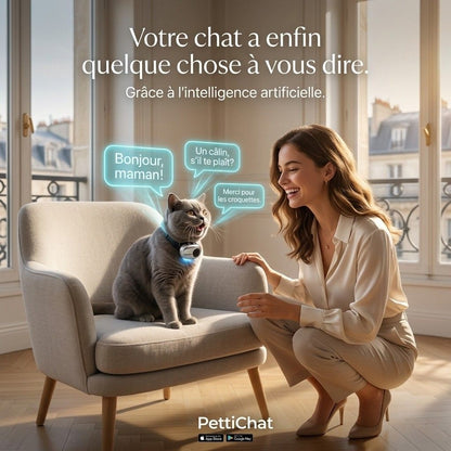PettiChat – Appareil intelligent avec IA pour chats et chiens