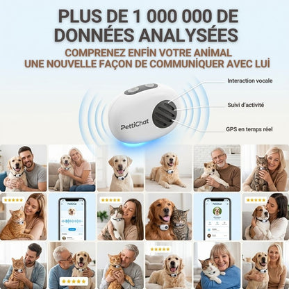 PettiChat – Appareil intelligent avec IA pour chats et chiens